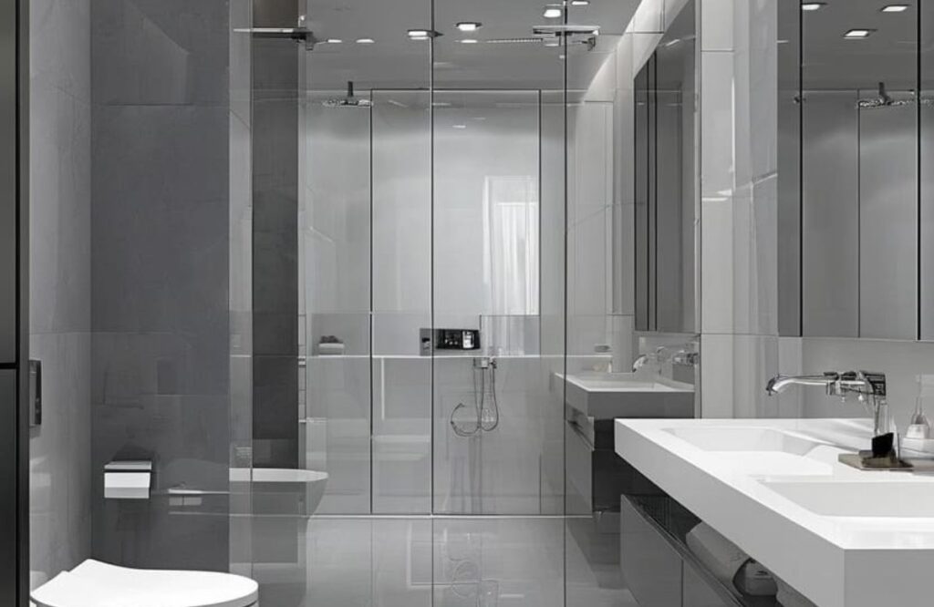 White Gray Bathroom Design Ideas | Walnut Creek Homes